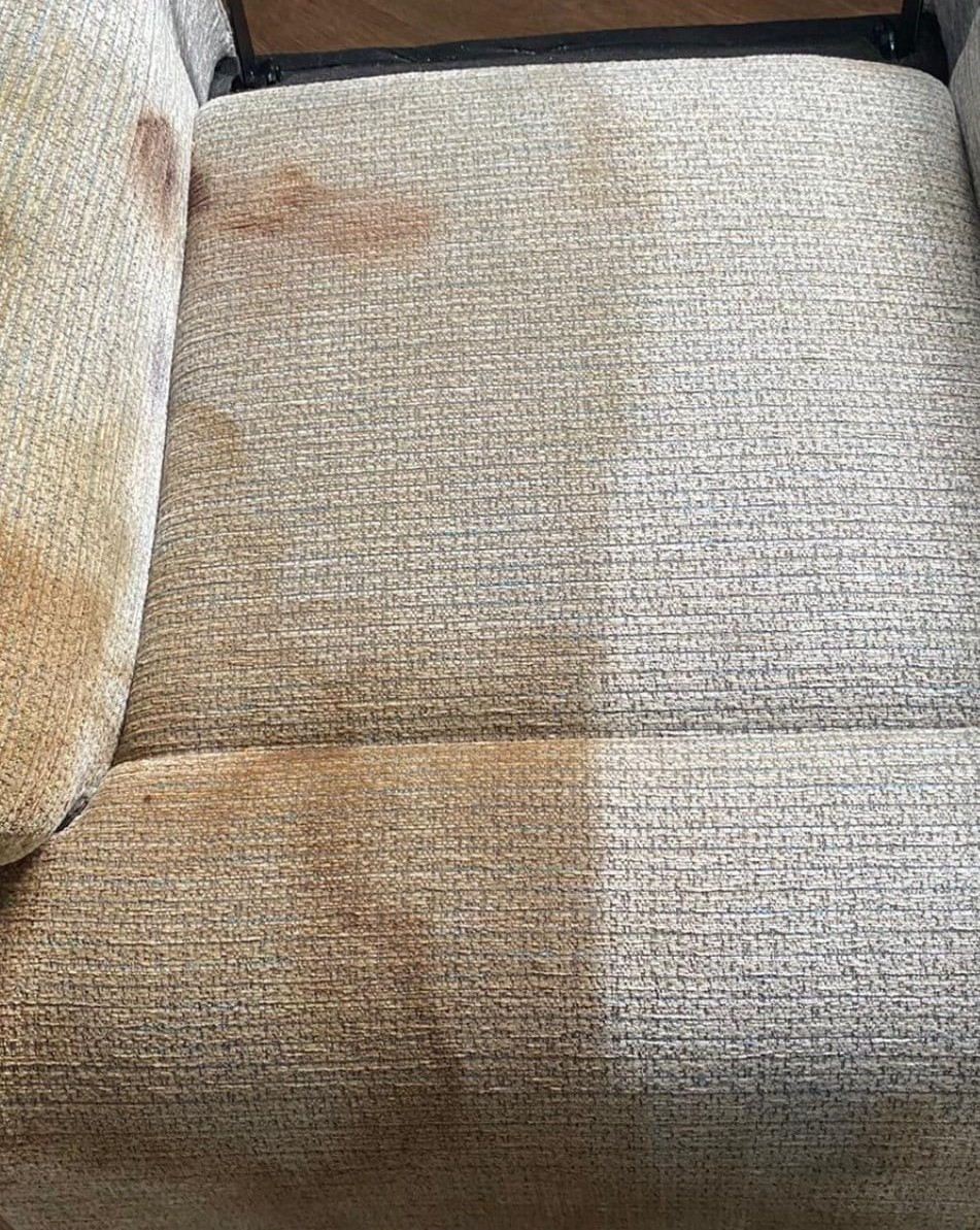 Sofa Before Cleaning